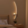 2-Pack Modern Orb Arc Wall Lamp, Plug in Wall Sconces for Living Room Bedside