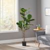 59 Inch Artificial Fiddle Leaf Fig Tree