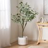 63 Inch Artificial Eucalyptus Leaves Bonsai