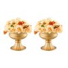 VEVOR 10PCS 16cm/6.3' Wedding Flower Vase Metal Gold Floral Stand for Table