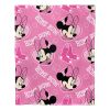 Red Sox OFFICIAL MLB & Disney's Minnie Mouse Character Hugger Pillow & Silk Touch Throw Set; 40" x 50"