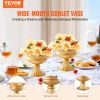 VEVOR 10PCS 16cm/6.3' Wedding Flower Vase Metal Gold Floral Stand for Table