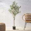 59 Inch Artificial Olive Tree, Large Olive Plants for Home Decor and Housewarming Gift