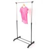 Portable Rolling Heavy Duty Stand Clothes Rack Single Hanging Garment Bar Hanger