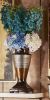 17.5" Tall Polyresin Decorative Vase "Naomi", Egyptian Design