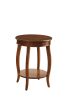 Alysa Walnut Finish Accent Table