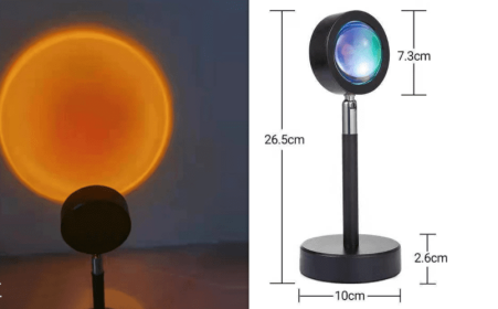 The Sun Never Sets Projection Sunset Atmosphere Light (Option: Sunset red)