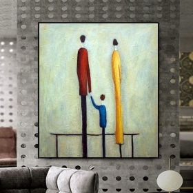 Handmade Modern Oil Painting On Canvas Abstract Oil Painting Hand Painted Large Wall Art for Home Decor hallway bedroom luxurious decorative painting (Style: 02, size: 60x90cm)