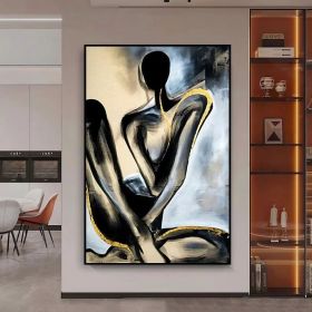 Handmade Nude Human Body Oil Paintings On Canvas Wall Art Decoration Modern Abstract Picture Home Entryway Living Room Bedroom Luxurious Decoration Pa (Style: 01, size: 50x70cm)