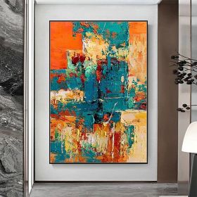 Handmade Oil Painting Thick Texture Modern Abstract Oil Paintings On Canvas Wall Art Living Room Hallway Bedroom Decorative Painting (Style: 01, size: 150x220cm)