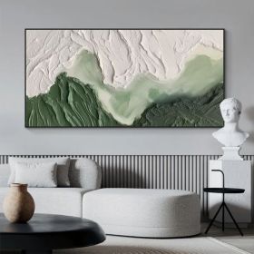 Minimalist Beach Oil Painting on Canvas Abstract Large Wall Art Custom Painting Original Texture Ocean Wall Decor Modern Living Room Art (Style: 01, size: 80x160cm)