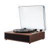 VEVOR Vinyl Record Player, 3-Speed, Belt Driven Turntable Player with Built-in 10W Stereo Speakers Magnetic Cartridge