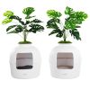 VEVOR Odor-Free Plant Cat Litter Box Hidden Cat Litter Box with Artificial Plant