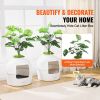 VEVOR Odor-Free Plant Cat Litter Box Hidden Cat Litter Box with Artificial Plant