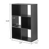 Furniture display cabinets, bedrooms, kitchens, living rooms, storage cabinets,Mainstays 11" 6-Cube Storage Organizer