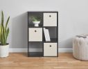 Furniture display cabinets, bedrooms, kitchens, living rooms, storage cabinets,Mainstays 11" 6-Cube Storage Organizer