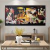 Handmade Guernica By Pablo Picasso Colourful Paintings Reproduction Art New Version Famous Canvas Wall Art Pablo Picasso Frameless Only Canvas