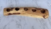 Olive Wood Candle Holder