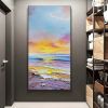 Hand Painted Oil Painting Large Hand Painted Beach Sunset Seascape Oil Painting On Canvas Art Textured Art Palette Knife Art Painting Living Room Deco